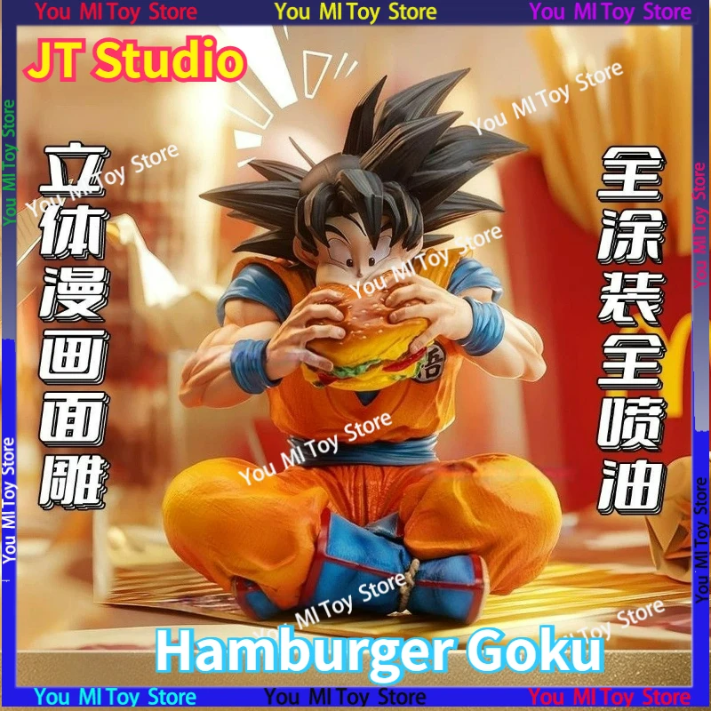 Новая аниме-фигурка JT Studio: Гоку из Dragon Ball, едящий гамбургеры, в сидячей позе. Коллекционная модель, украшение для рабочего стола, игрушка, подарок.
Новая аниме-фигурка JT Studio: Гоку из Dragon Ball, едящий гамбургеры, в сидячей позе. Коллекционная модель, украшение для рабочего стола, игрушка, подарок.
