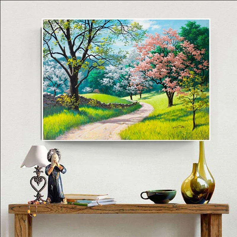 Лесная дорожка 5D алмазная живопись полная алмазная художественная вышивка большая гостиная офис домашний декор DIY алмазные наборы для вышивки крестом
Лесная дорожка 5D алмазная живопись полная алмазная художественная вышивка большая гостиная офис домашний декор DIY алмазные наборы для вышивки крестом