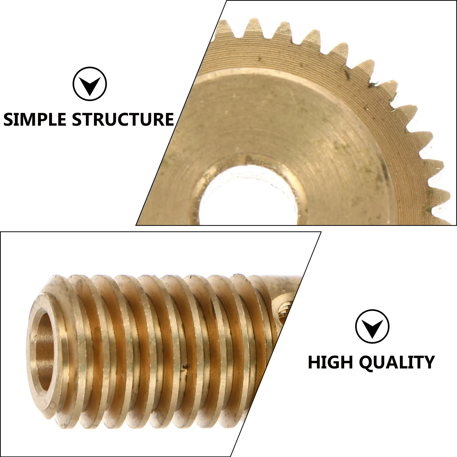 2 pcs 0.5 Modulus 5Mm Brass Worm Gear Set 40 Teeth Copper Wheel For Industrial Transmission Replacement Small Modulus Worm Wheel
2 pcs 0.5 Modulus 5Mm Brass Worm Gear Set 40 Teeth Copper Wheel For Industrial Transmission Replacement Small Modulus Worm Wheel