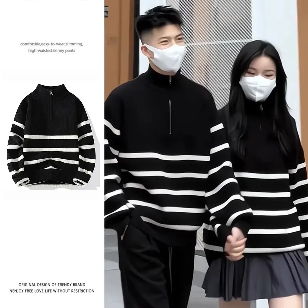 Новинка 2024 года, мужские свитера, водолазки, полосатые пуловеры с длинным рукавом, плоские вязаные тонкие стандартные шерстяные джемперы, слегка эластичные винтажные
Новинка 2024 года, мужские свитера, водолазки, полосатые пуловеры с длинным рукавом, плоские вязаные тонкие стандартные шерстяные джемперы, слегка эластичные винтажные