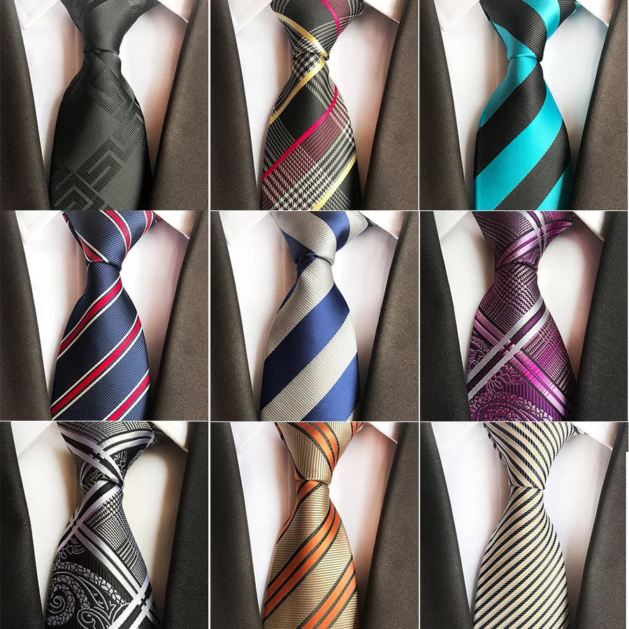Classic 8CM Men Plaid Striped Necktie Formal Wedding Office Party Gift Accessories Fashion Tie for Man
Classic 8CM Men Plaid Striped Necktie Formal Wedding Office Party Gift Accessories Fashion Tie for Man