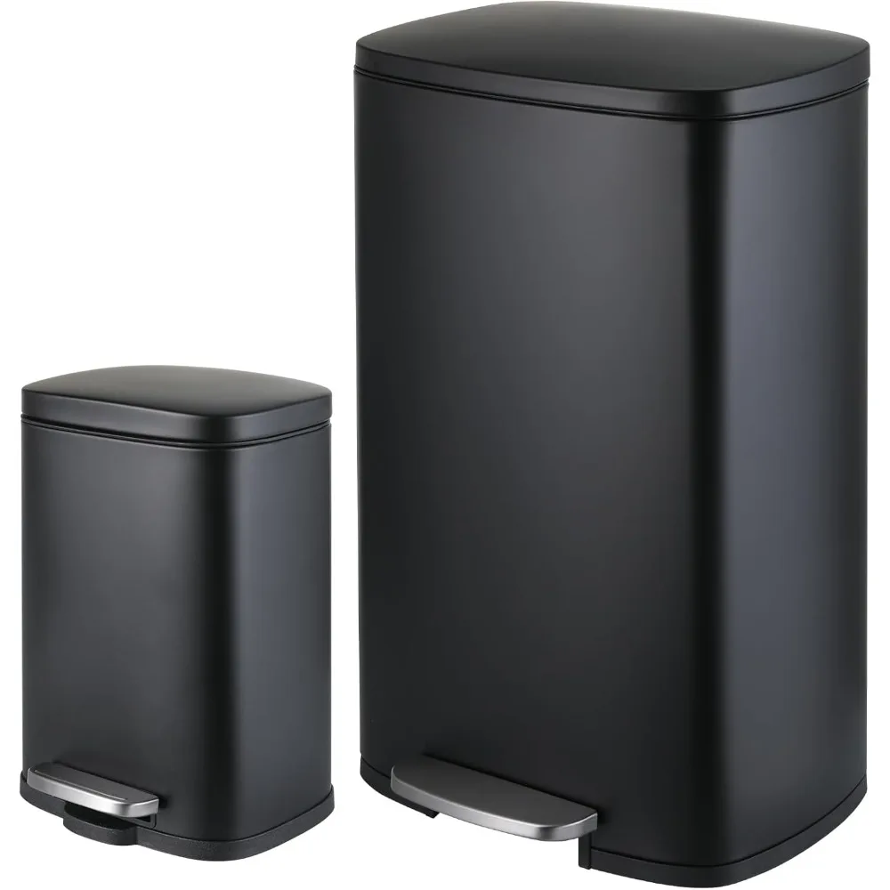 Комбинированный набор мусорных баков на 2 галлона, мусорное ведро из нержавеющей стали с педалью, съемное внутреннее мусорное ведро, защита от отпечатков пальцев, мягкое
Комбинированный набор мусорных баков на 2 галлона, мусорное ведро из нержавеющей стали с педалью, съемное внутреннее мусорное ведро, защита от отпечатков пальцев, мягкое