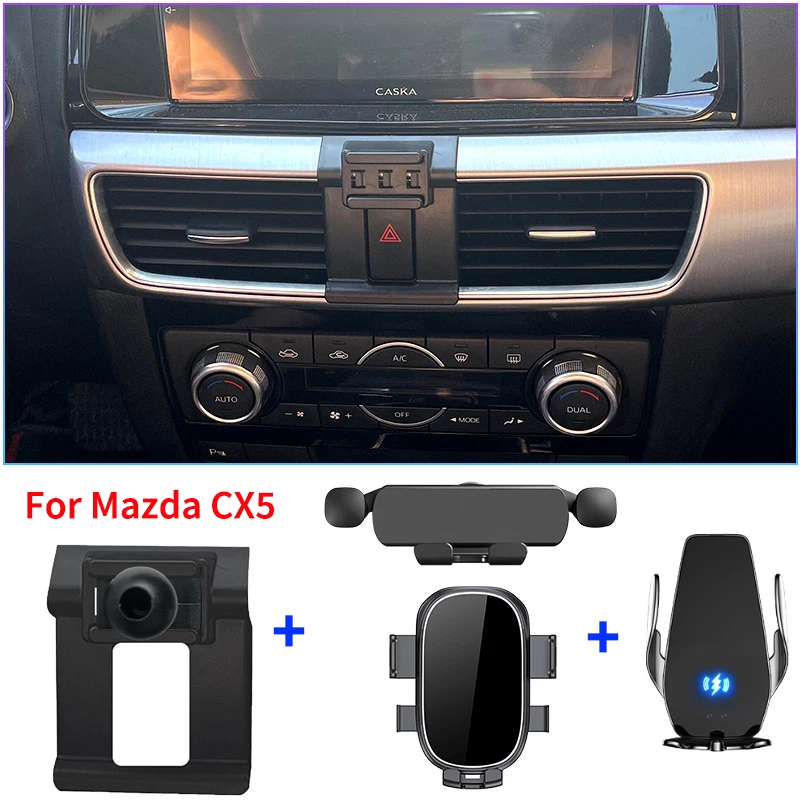 Mobile Phone Holder in Car Air Vent Mounted Special Base For Mazda CX5 2013-2022 CX-8 Navigation Cell Phone Holder accessory
Mobile Phone Holder in Car Air Vent Mounted Special Base For Mazda CX5 2013-2022 CX-8 Navigation Cell Phone Holder accessory
