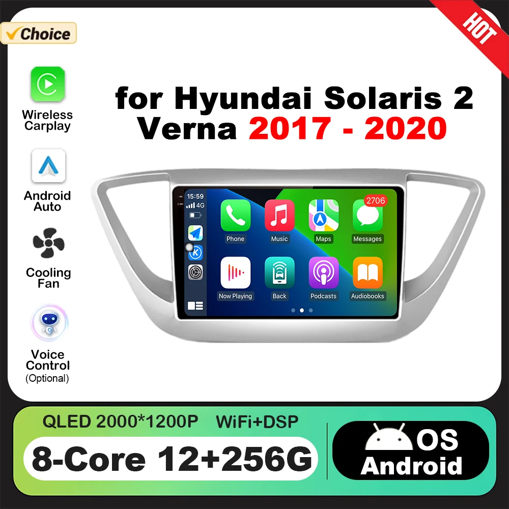 9 ''Car Multimedia Radio Player for Hyundai Solaris 2 Verna 2017 - 2020 Android OS GPS Navi WiFi 4G BT Auto Tools Touch Screen
9 ''Car Multimedia Radio Player for Hyundai Solaris 2 Verna 2017 - 2020 Android OS GPS Navi WiFi 4G BT Auto Tools Touch Screen