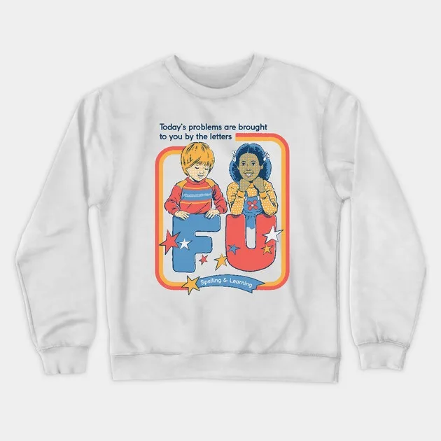 Толстовка с юмором в осенне-зимнем стиле с рисунком «Letters Bring Problems» для модного образа 
Толстовка с юмором в осенне-зимнем стиле с рисунком «Letters Bring Problems» для модного образа