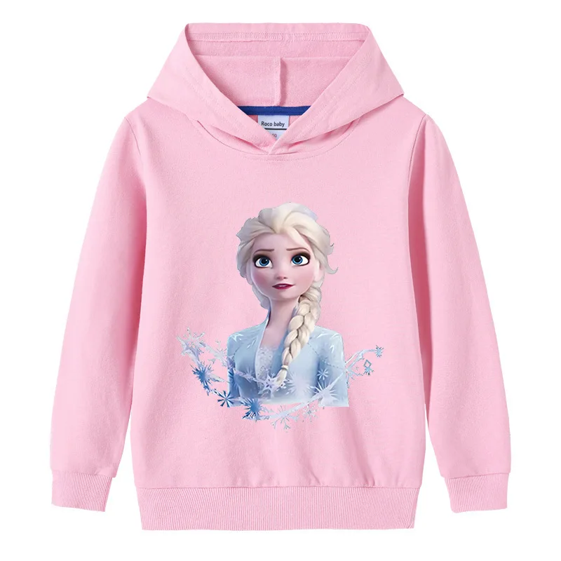 Princess Elsa Girls' Hoodies Spring Autumn New Korean Style Sweet Cartoon Long Sleeve Coats 100% Cotton Casual Loose Tops
Princess Elsa Girls' Hoodies Spring Autumn New Korean Style Sweet Cartoon Long Sleeve Coats 100% Cotton Casual Loose Tops