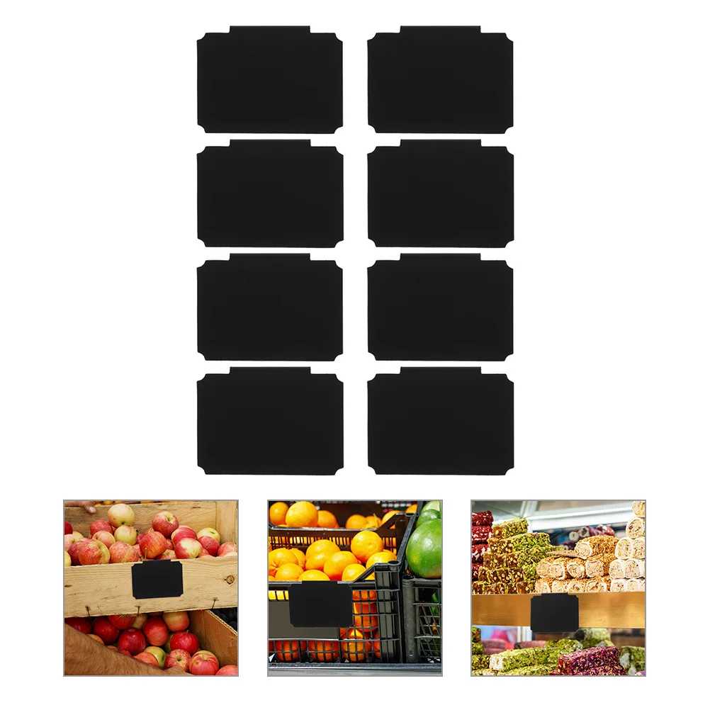 8 Pcs Food Labels Tag Storage Box Sign Holder Clips for Display Blackboard Commodity Signs on Bins Basket Labeling
8 Pcs Food Labels Tag Storage Box Sign Holder Clips for Display Blackboard Commodity Signs on Bins Basket Labeling