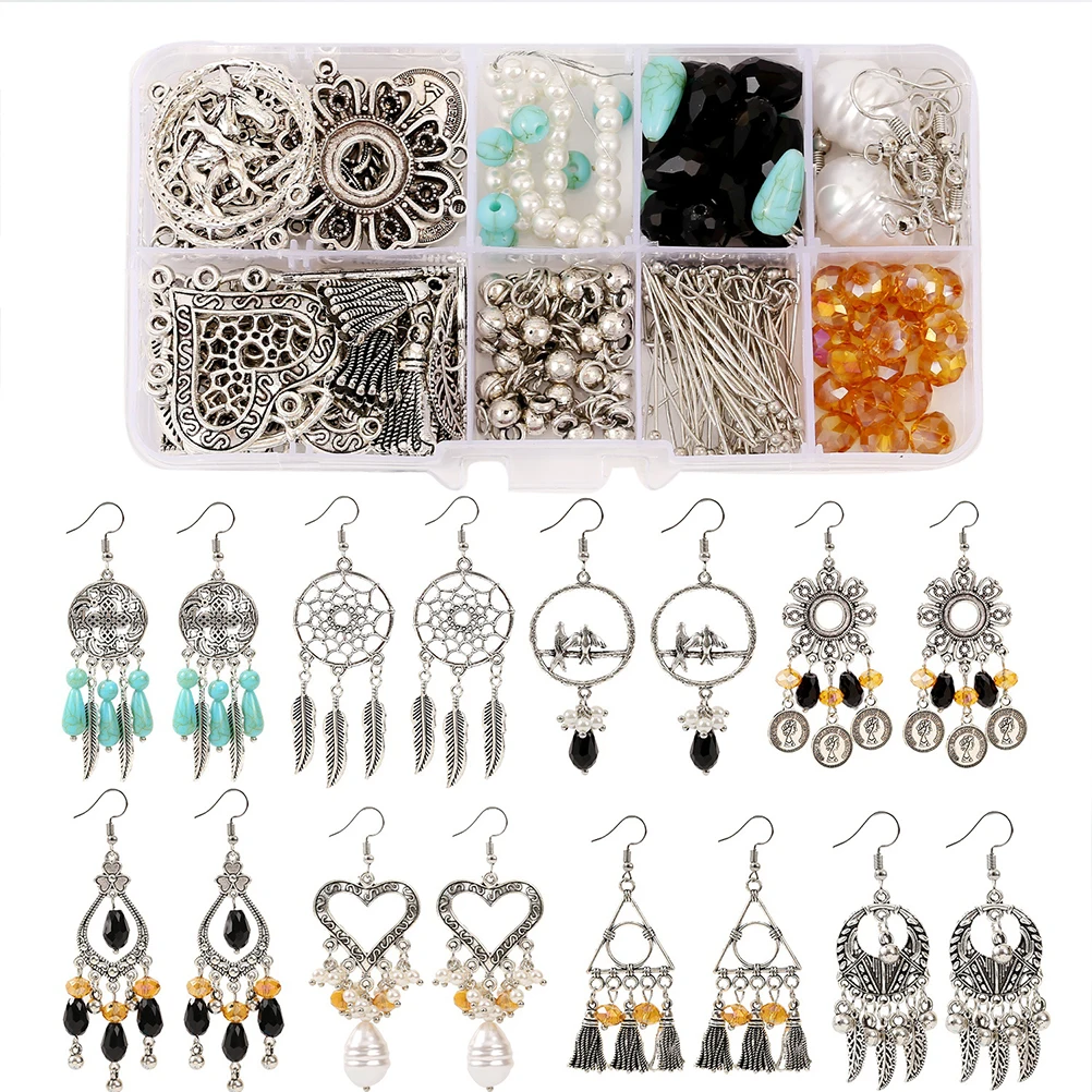 Earring Making Material Set Stylish DIY Tools Complete Kit Premium Alloy Safe Durable Jewelry Craft Gift Idea Accessories
Earring Making Material Set Stylish DIY Tools Complete Kit Premium Alloy Safe Durable Jewelry Craft Gift Idea Accessories