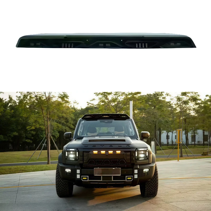 Car Roof Spotlight Fit for JETOUR Traveler T2 2023-2025 High Quality Auto LED Roof Spoiler Spotlight Easy Installation
Car Roof Spotlight Fit for JETOUR Traveler T2 2023-2025 High Quality Auto LED Roof Spoiler Spotlight Easy Installation