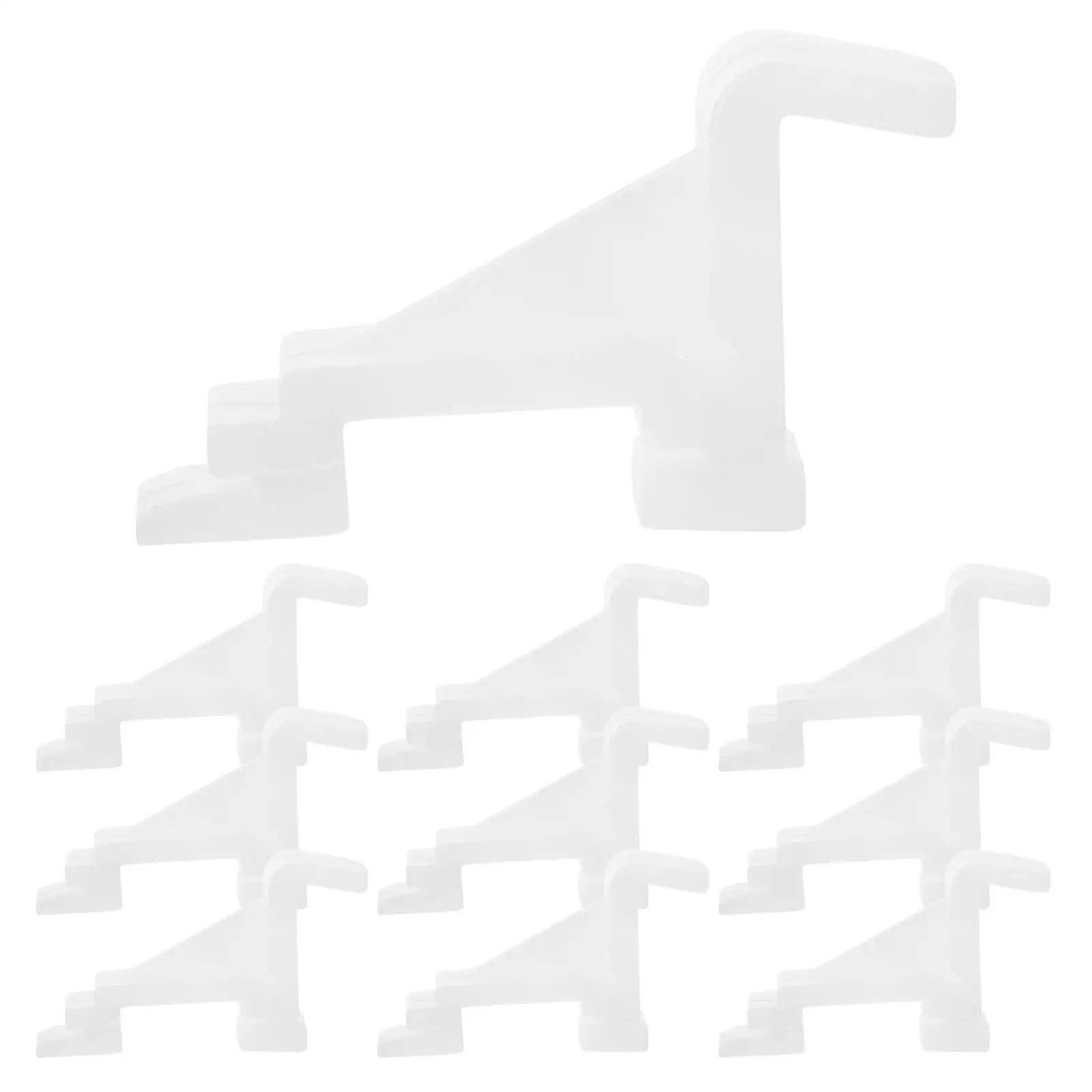 10 Pcs Plastic Snap Hook Fridge Clips Refrigerator Sealing Small Cabinet Shelf Support
10 Pcs Plastic Snap Hook Fridge Clips Refrigerator Sealing Small Cabinet Shelf Support