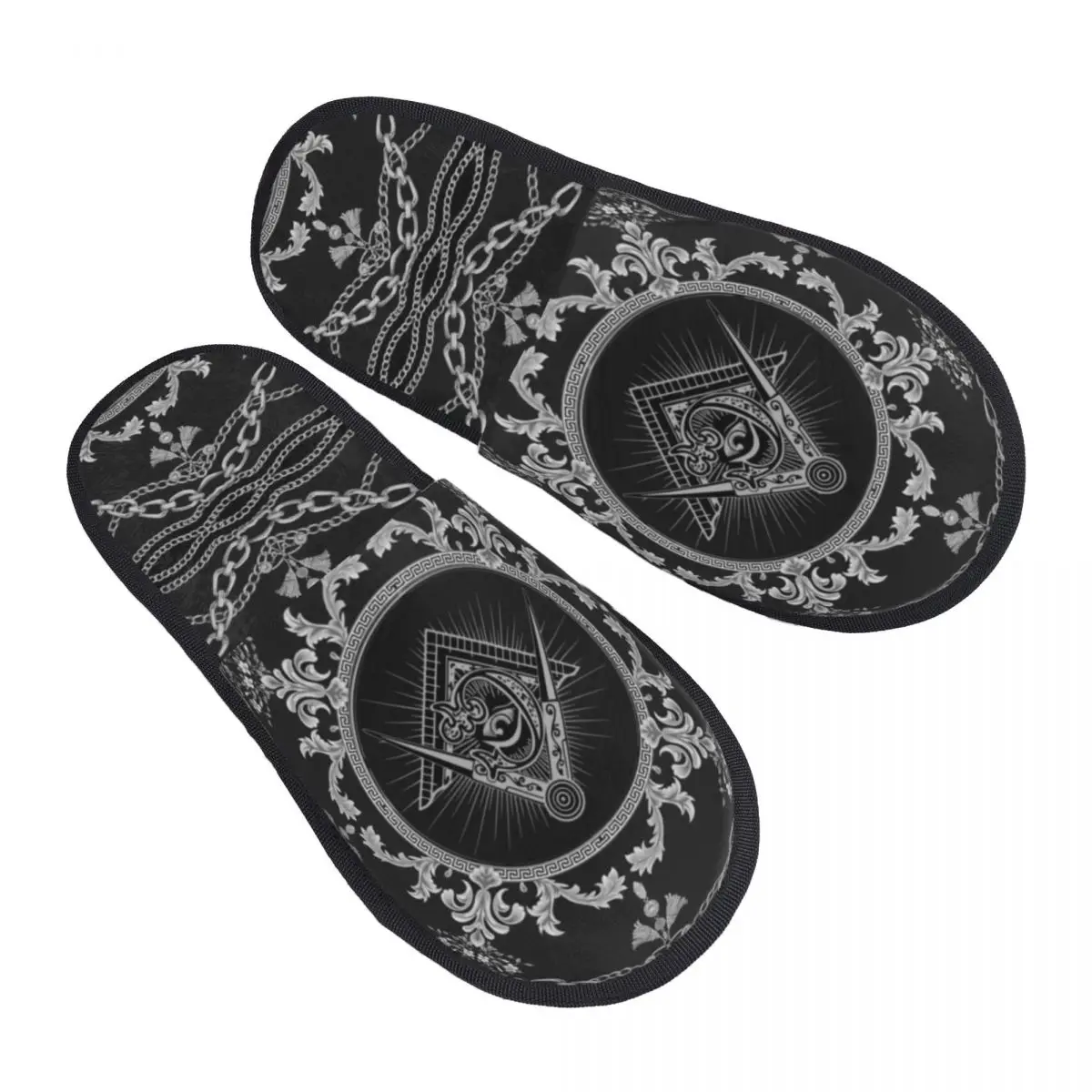 Custom Freemasonry Baroque Art Memory Foam Slippers Women Soft Warm Masonic Mason House Slippers
Custom Freemasonry Baroque Art Memory Foam Slippers Women Soft Warm Masonic Mason House Slippers