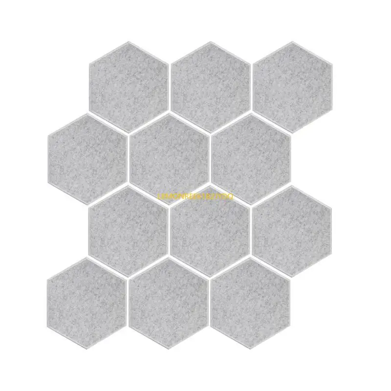 M7DF Pack of 12 Hexagonal Soundproof Wall Panels Acoustics Tiles Polyester Fiber Texture Sound Absorbing Panels for Studios
M7DF Pack of 12 Hexagonal Soundproof Wall Panels Acoustics Tiles Polyester Fiber Texture Sound Absorbing Panels for Studios