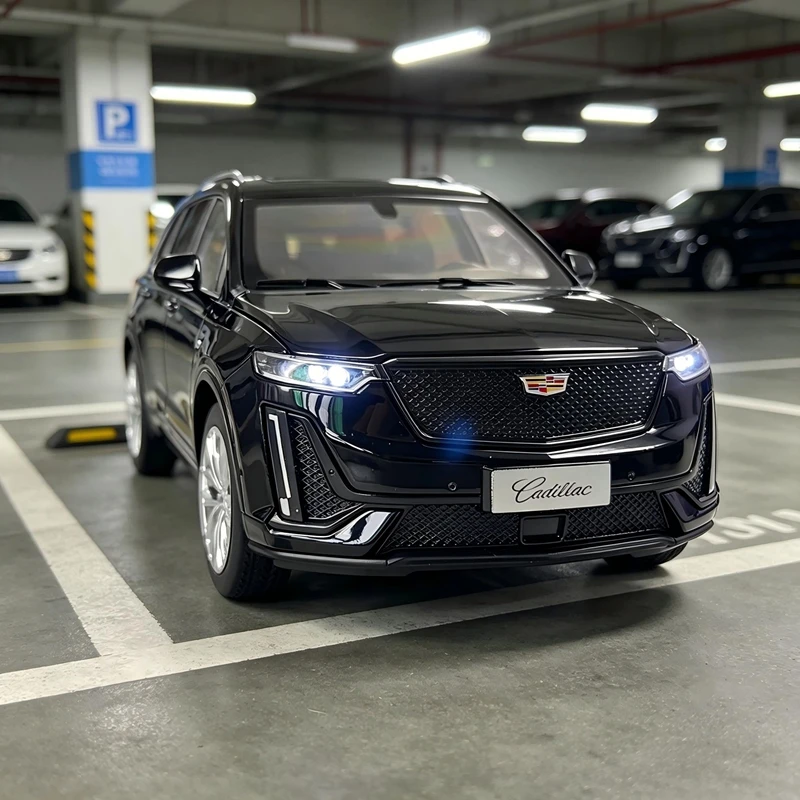 1:24 simulation Cadillac XT6 alloy off-road vehicle model doors and the front hood and trunk door can also be opened
1:24 simulation Cadillac XT6 alloy off-road vehicle model doors and the front hood and trunk door can also be opened