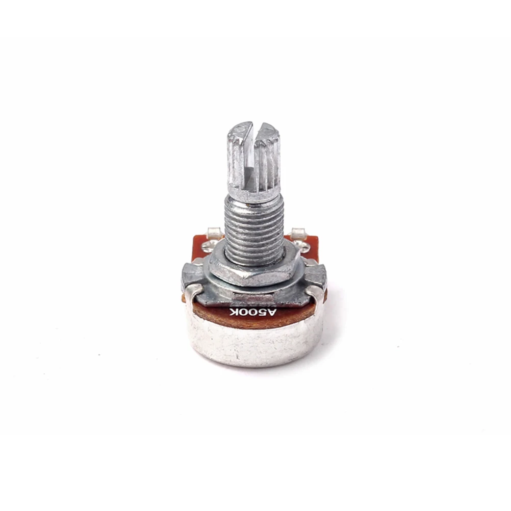 Guitar Accessory A500K Mini Long Knurled Split Shaft Curved Pot Guitar Potentiometers Shaft Volume and Tone Controls
Guitar Accessory A500K Mini Long Knurled Split Shaft Curved Pot Guitar Potentiometers Shaft Volume and Tone Controls