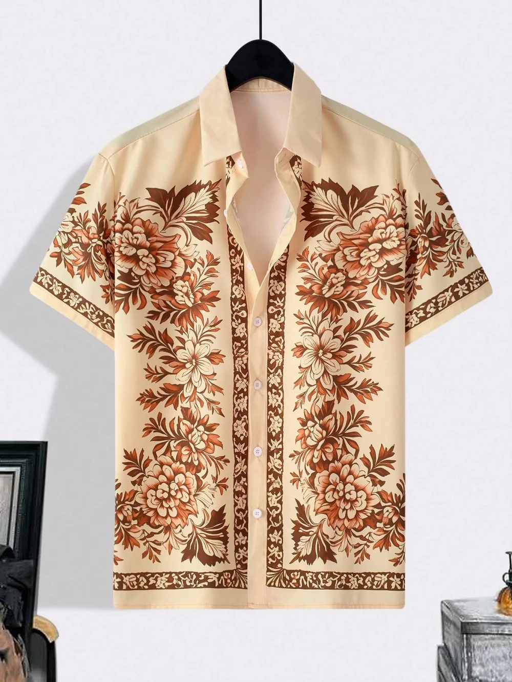 Мужская роскошная повседневная рубашка с цветочным принтом High Street для социальных вечеринок, отдыха на свежем воздухе, большие размеры 2025, модные, хит продаж
Мужская роскошная повседневная рубашка с цветочным принтом High Street для социальных вечеринок, отдыха на свежем воздухе, большие размеры 2025, модные, хит продаж