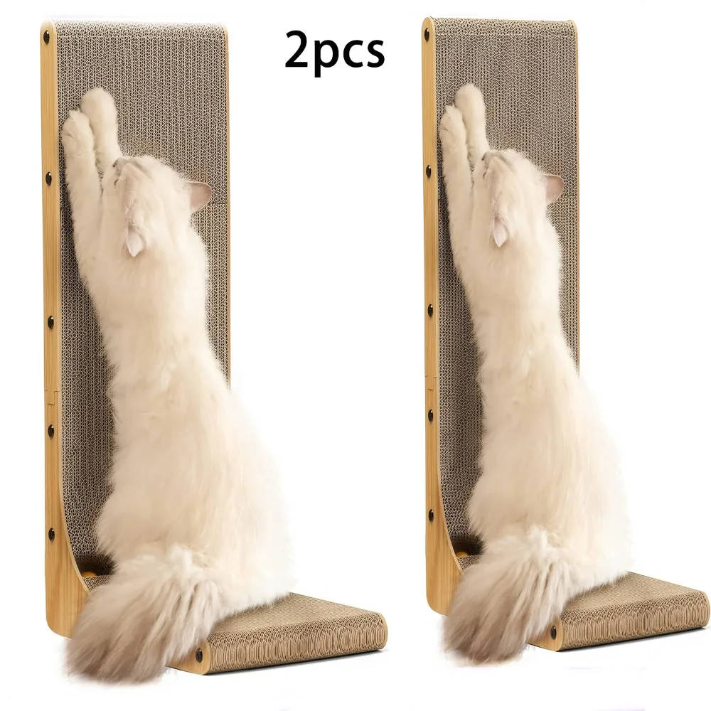 2PCS L-Shape Three-dimensional Cat Scratching Board, Cat Scratching Post, 23.6 Inch L-Shape Cat Scratching Board With Ball Toy
2PCS L-Shape Three-dimensional Cat Scratching Board, Cat Scratching Post, 23.6 Inch L-Shape Cat Scratching Board With Ball Toy