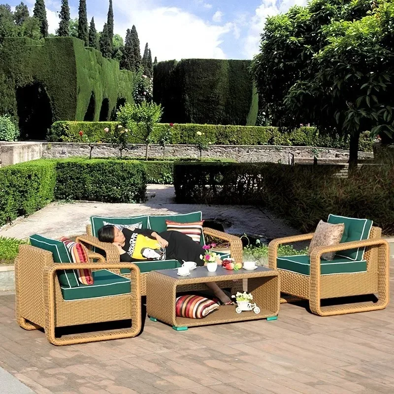 Outdoor sofa courtyard open-air leisure coffee table combination outdoor balcony garden terrace rattan waterproof
Outdoor sofa courtyard open-air leisure coffee table combination outdoor balcony garden terrace rattan waterproof