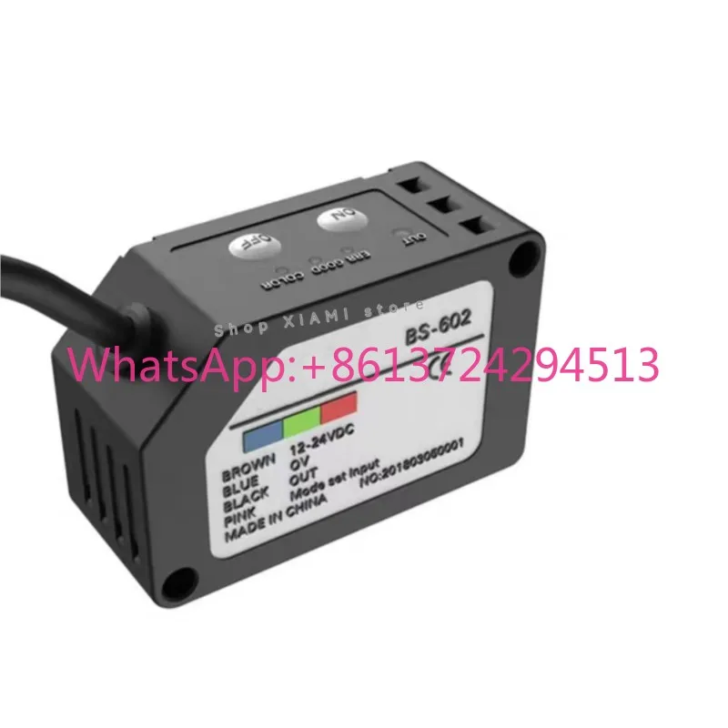 BS-602 NPN Fast Speed BS-602P PNP Color Code Sensor RGB Photoelectric Strip Light Separation Cloth Code Spraying Can Shake origi
BS-602 NPN Fast Speed BS-602P PNP Color Code Sensor RGB Photoelectric Strip Light Separation Cloth Code Spraying Can Shake origi