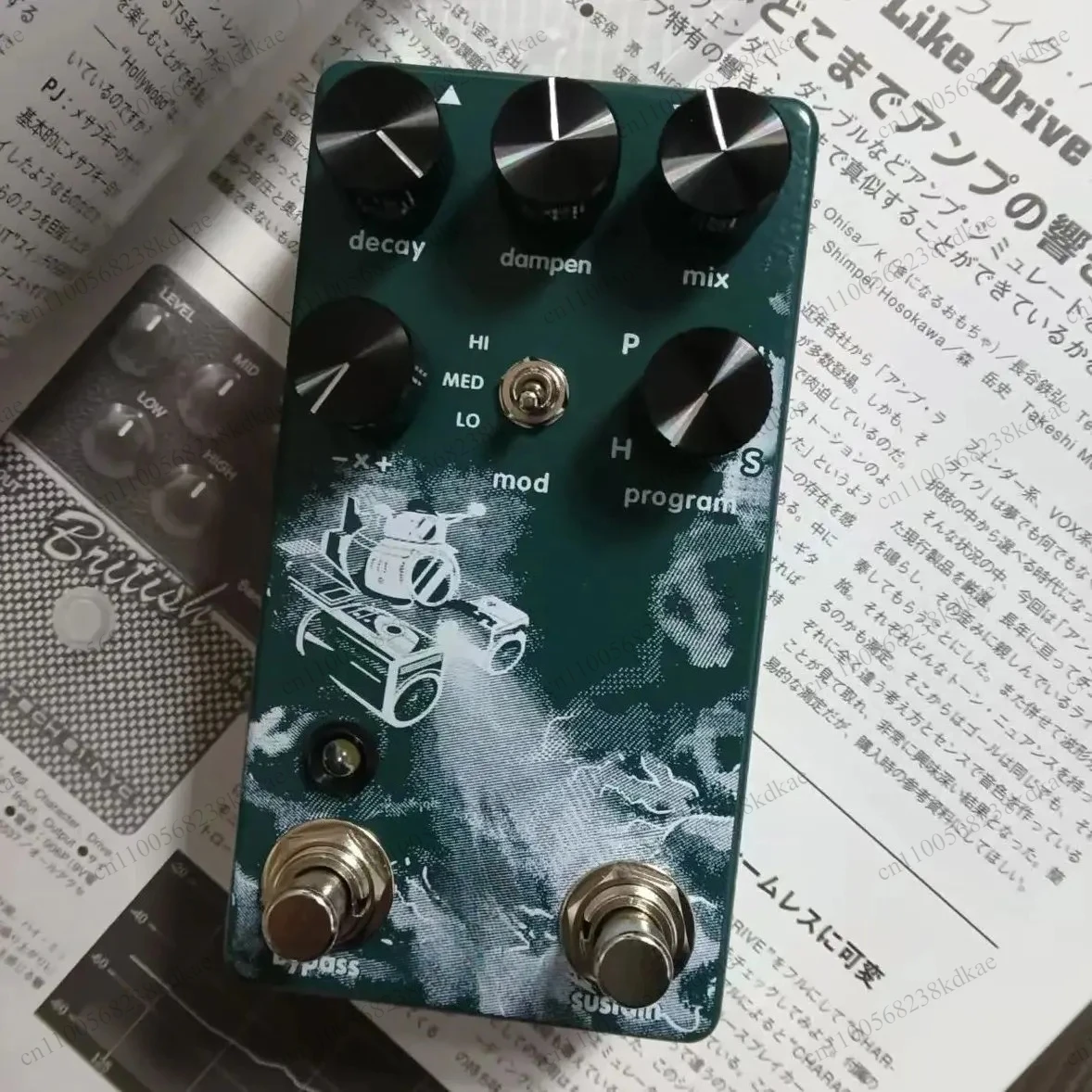Multi Reverb Guitar Effect Pedal Compact True Bypass Tone Control Stompbox For Guitarist Use
Multi Reverb Guitar Effect Pedal Compact True Bypass Tone Control Stompbox For Guitarist Use
