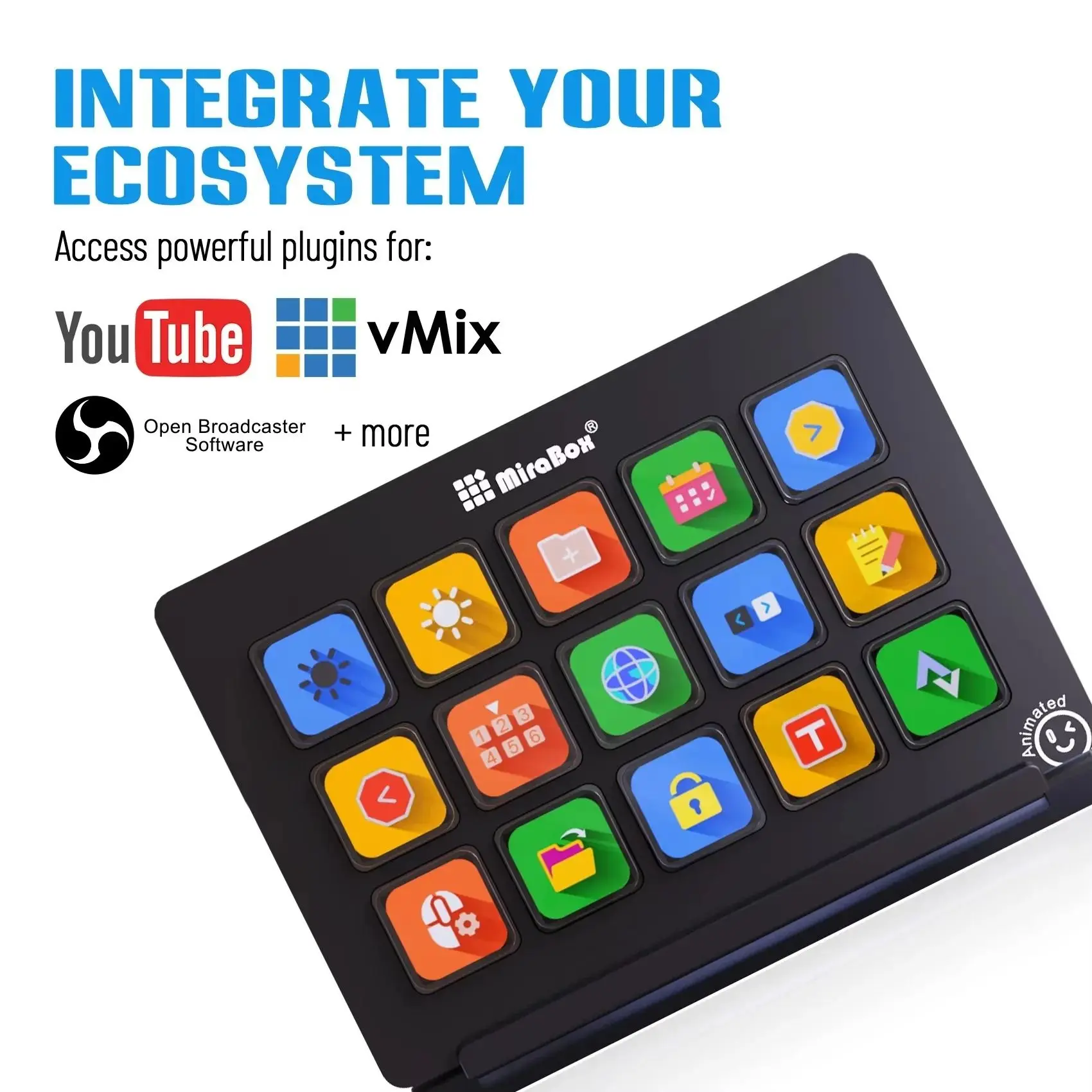 Mirabox HSV293 V3 Stream Dock Visualized Mini Keyboard 15 Keys Custom Live Content Creation Controller for Windows/MacOS
Mirabox HSV293 V3 Stream Dock Visualized Mini Keyboard 15 Keys Custom Live Content Creation Controller for Windows/MacOS