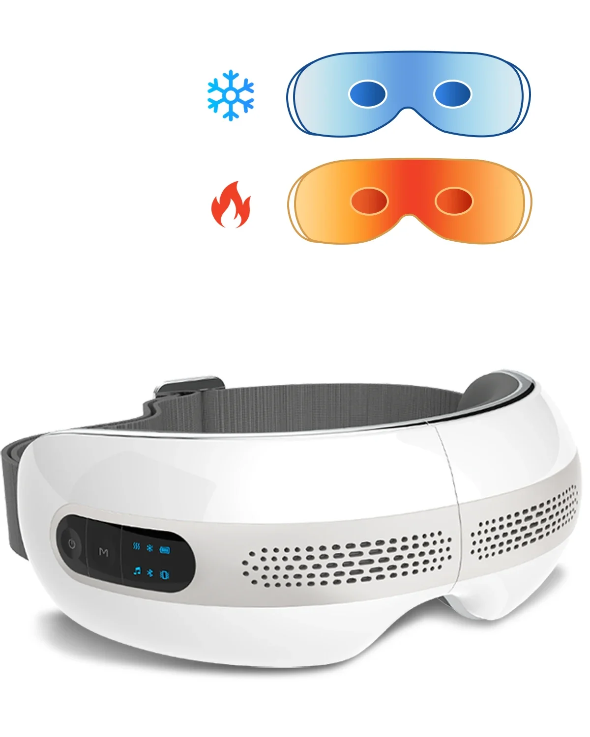 Phenitech Rechargeable Bluetooth Eye Massager with Heat and Cooling, Music Heat Cold Eye Massager Improve Sleeping
Phenitech Rechargeable Bluetooth Eye Massager with Heat and Cooling, Music Heat Cold Eye Massager Improve Sleeping