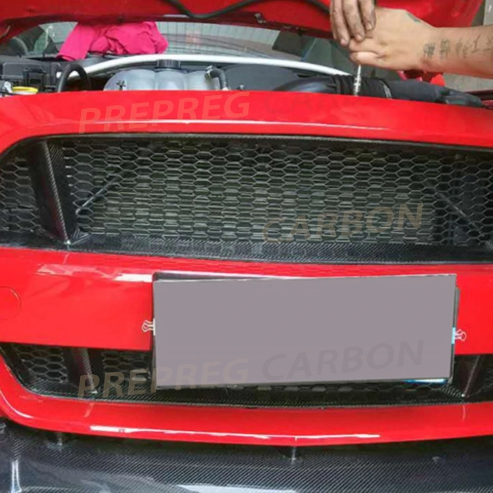 Carbon Fiber Car Front Bumper Mesh Grille Grills For Ford for Mustang 2015 - 2017 Front Bumper Racing Grills
Carbon Fiber Car Front Bumper Mesh Grille Grills For Ford for Mustang 2015 - 2017 Front Bumper Racing Grills
