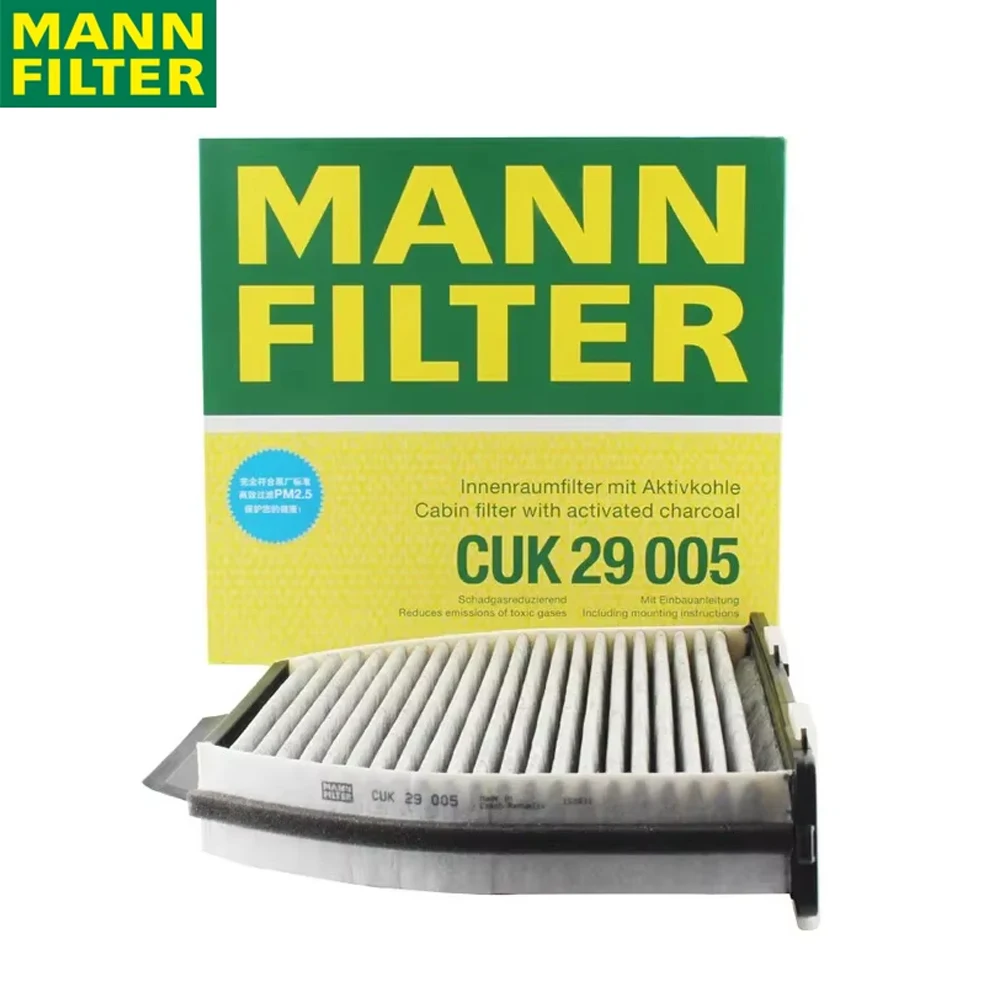 MANN FILTER CUK29005 Activated Carbon Built-in Cabin Filter For MERCEDES-BENZ Efficiently filter particles 212 830 02 18
MANN FILTER CUK29005 Activated Carbon Built-in Cabin Filter For MERCEDES-BENZ Efficiently filter particles 212 830 02 18