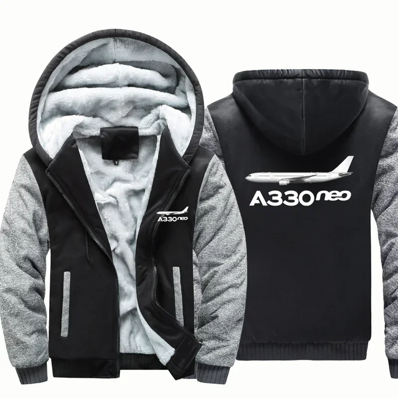 The A330 Neo Aviation Pilots Flight Wool Fleece Warm Zipper Hooded Thick Hoodies Sweatshirts Men Coat Jackets
The A330 Neo Aviation Pilots Flight Wool Fleece Warm Zipper Hooded Thick Hoodies Sweatshirts Men Coat Jackets