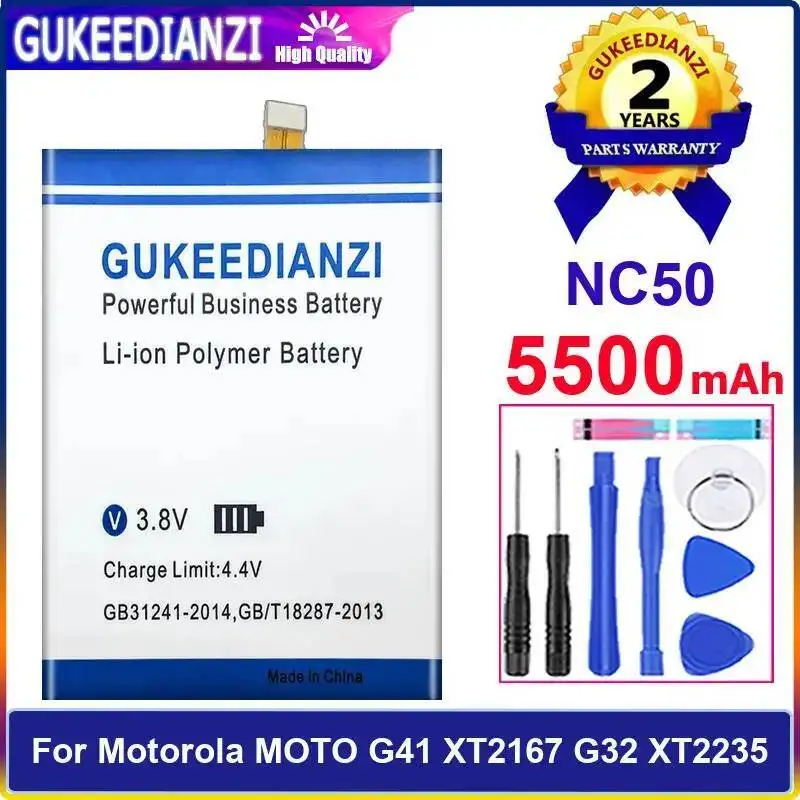 For Motorola Moto G41 XT2167 G32 XT2235 5500Mah Lightweight Stable Mobile Phone Battery NC50
For Motorola Moto G41 XT2167 G32 XT2235 5500Mah Lightweight Stable Mobile Phone Battery NC50