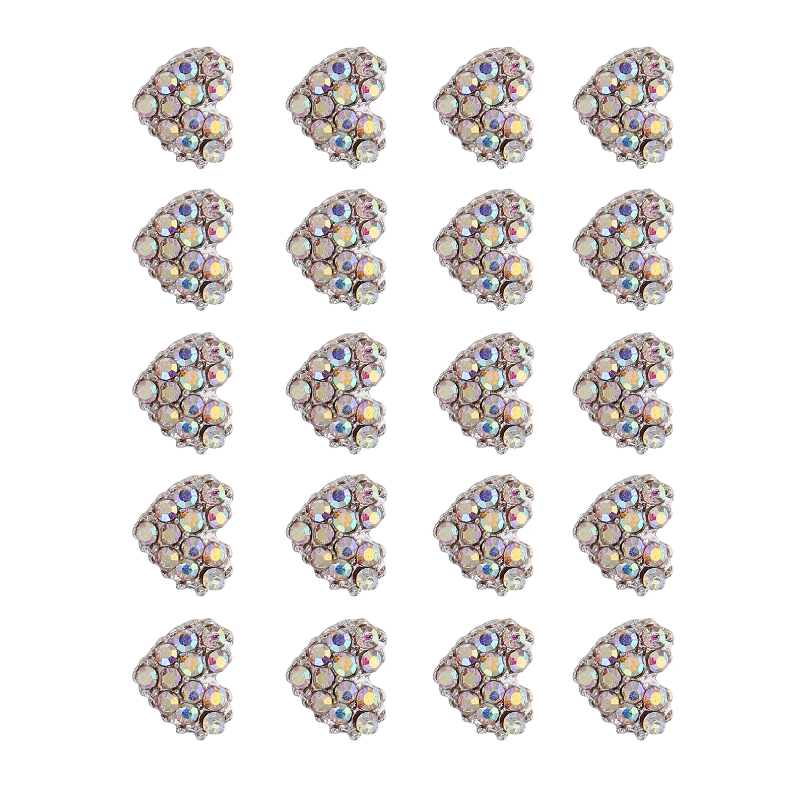 20 Pcs Heart-shaped Nail Decorations Gems for Nails Rhinestones Crafts Large Sticker Flat Back Crystals
20 Pcs Heart-shaped Nail Decorations Gems for Nails Rhinestones Crafts Large Sticker Flat Back Crystals