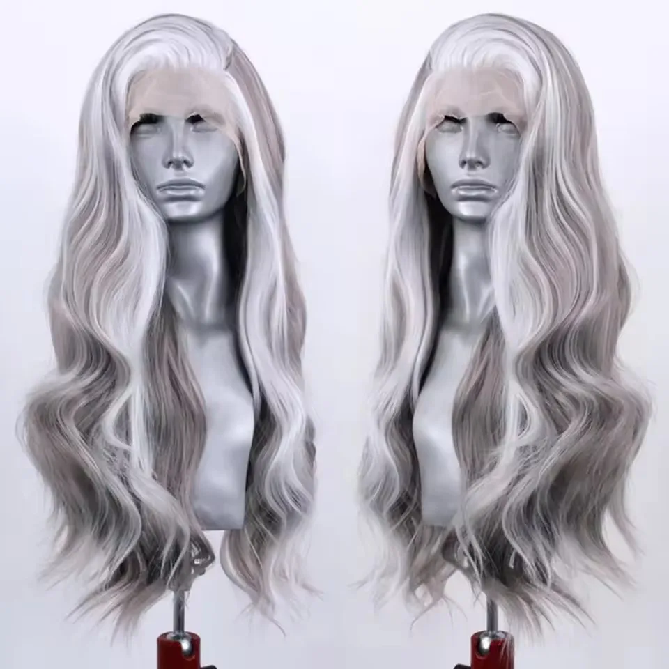 Длинные выделенные серые парики 13X4 на шнурке для женщин, блондинка, синтетический парик, объемная волна, парик спереди, естественная линия волос, парики для косплея, вечерние парики
Длинные выделенные серые парики 13X4 на шнурке для женщин, блондинка, синтетический парик, объемная волна, парик спереди, естественная линия волос, парики для косплея, вечерние парики