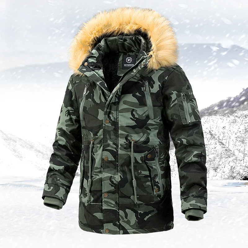 Male Thick Warm Parkas Camouflage Man Parkas Hooded Winter Windproof Men High Quality New Parkas Male Thicken Jacket Parkas
Male Thick Warm Parkas Camouflage Man Parkas Hooded Winter Windproof Men High Quality New Parkas Male Thicken Jacket Parkas