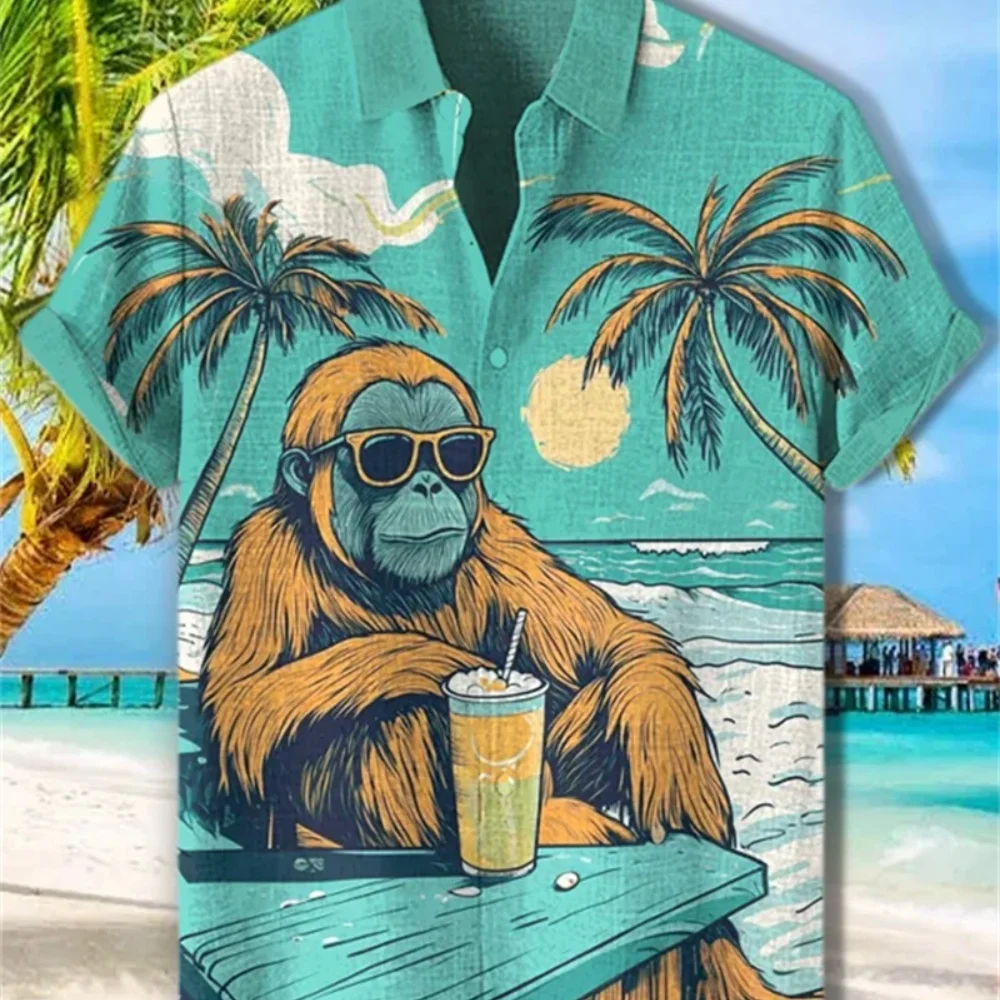 Мужская льняная рубашка больших размеров с коротким рукавом и гавайским принтом на пуговицах, повседневная модная пляжная уличная одежда для социальных вечеринок
Мужская льняная рубашка больших размеров с коротким рукавом и гавайским принтом на пуговицах, повседневная модная пляжная уличная одежда для социальных вечеринок