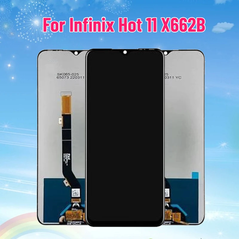 LCD Screen for Infinix Hot 11 X662B LCD Display Touch Screen Panel Digitizer Assembly Replacement for Hot 11 Display
LCD Screen for Infinix Hot 11 X662B LCD Display Touch Screen Panel Digitizer Assembly Replacement for Hot 11 Display