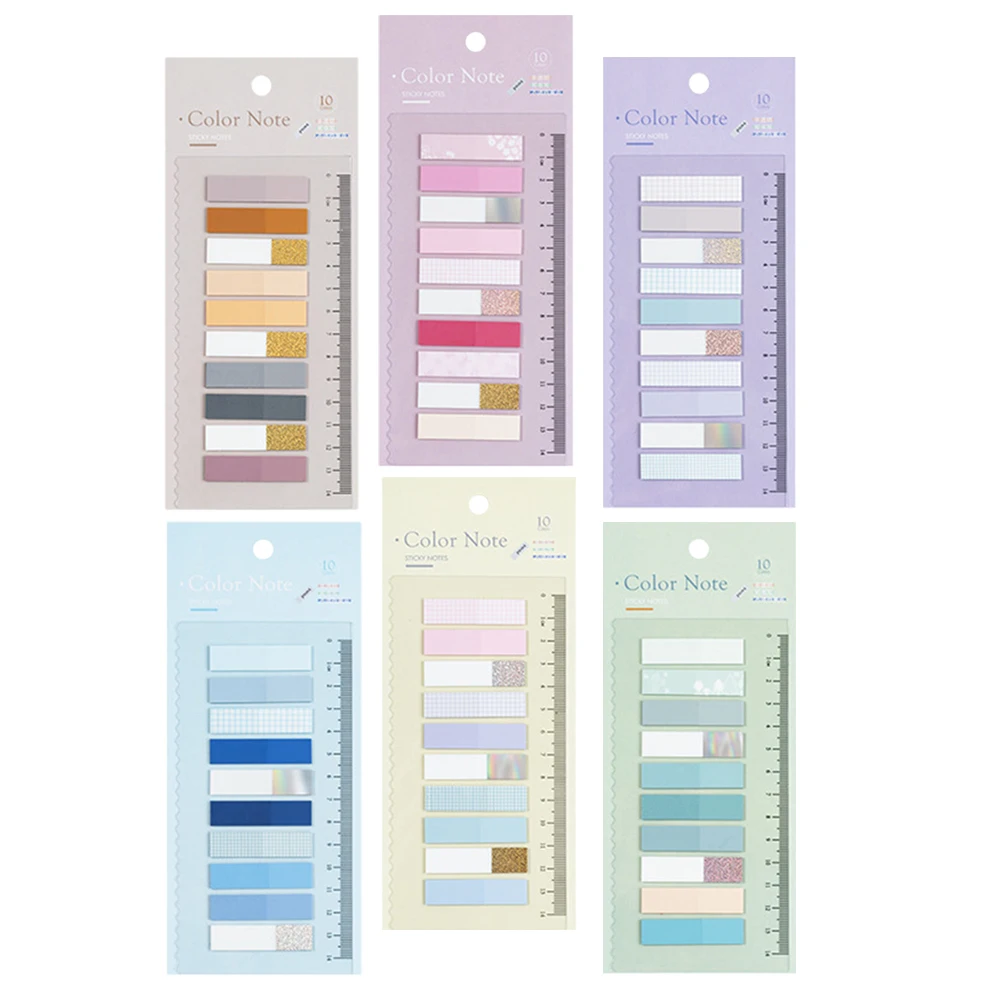 6Sets Small Page Marker Tabs Colorful Self-Adhesive Memo Pads for Books Office School Supplies
6Sets Small Page Marker Tabs Colorful Self-Adhesive Memo Pads for Books Office School Supplies