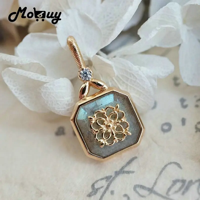 MoBuy Vingtage Bijou Natural Labradorite Necklace For Women Gemstone Pendant 925 Sterling Silver Gold Plated Fine Jewelry
MoBuy Vingtage Bijou Natural Labradorite Necklace For Women Gemstone Pendant 925 Sterling Silver Gold Plated Fine Jewelry