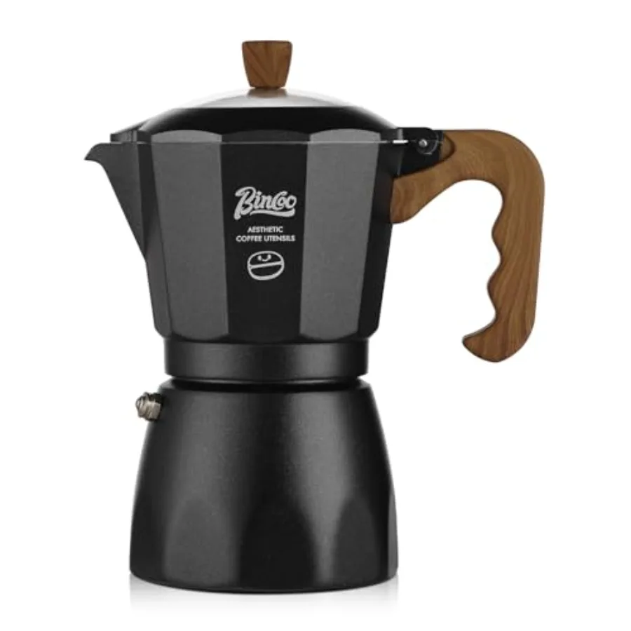 Stovetop Espresso Maker Moka Pot Aluminum Espresso Coffee Pot Coffee Maker for Camping Travel
Stovetop Espresso Maker Moka Pot Aluminum Espresso Coffee Pot Coffee Maker for Camping Travel