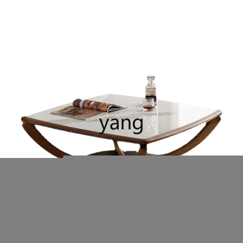 CX Light Luxury Solid Wood Square Table Walnut Stone Plate Coffee Table Home Living Room Creative Side Table
CX Light Luxury Solid Wood Square Table Walnut Stone Plate Coffee Table Home Living Room Creative Side Table