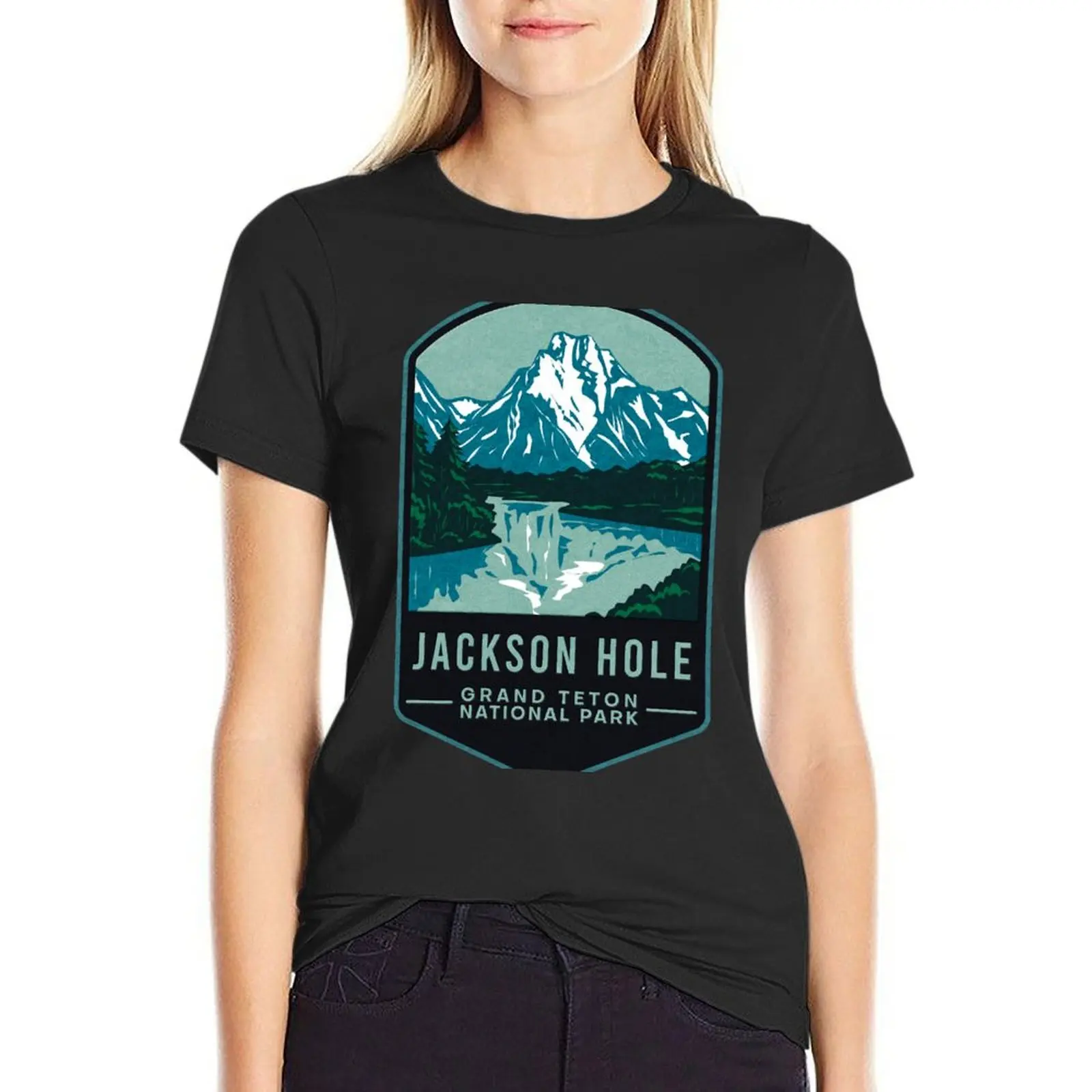 Jackson Hole Grand Teton National Park T-Shirt summer top cute tops Blouse t-shirt dress for Women graphic
Jackson Hole Grand Teton National Park T-Shirt summer top cute tops Blouse t-shirt dress for Women graphic