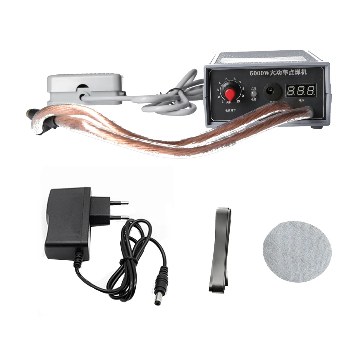 Spot Welder 5000W High Power Handheld Spot Welding Machine Portable Current Adjustable Welders for 18650 Battery EU Plug
Spot Welder 5000W High Power Handheld Spot Welding Machine Portable Current Adjustable Welders for 18650 Battery EU Plug