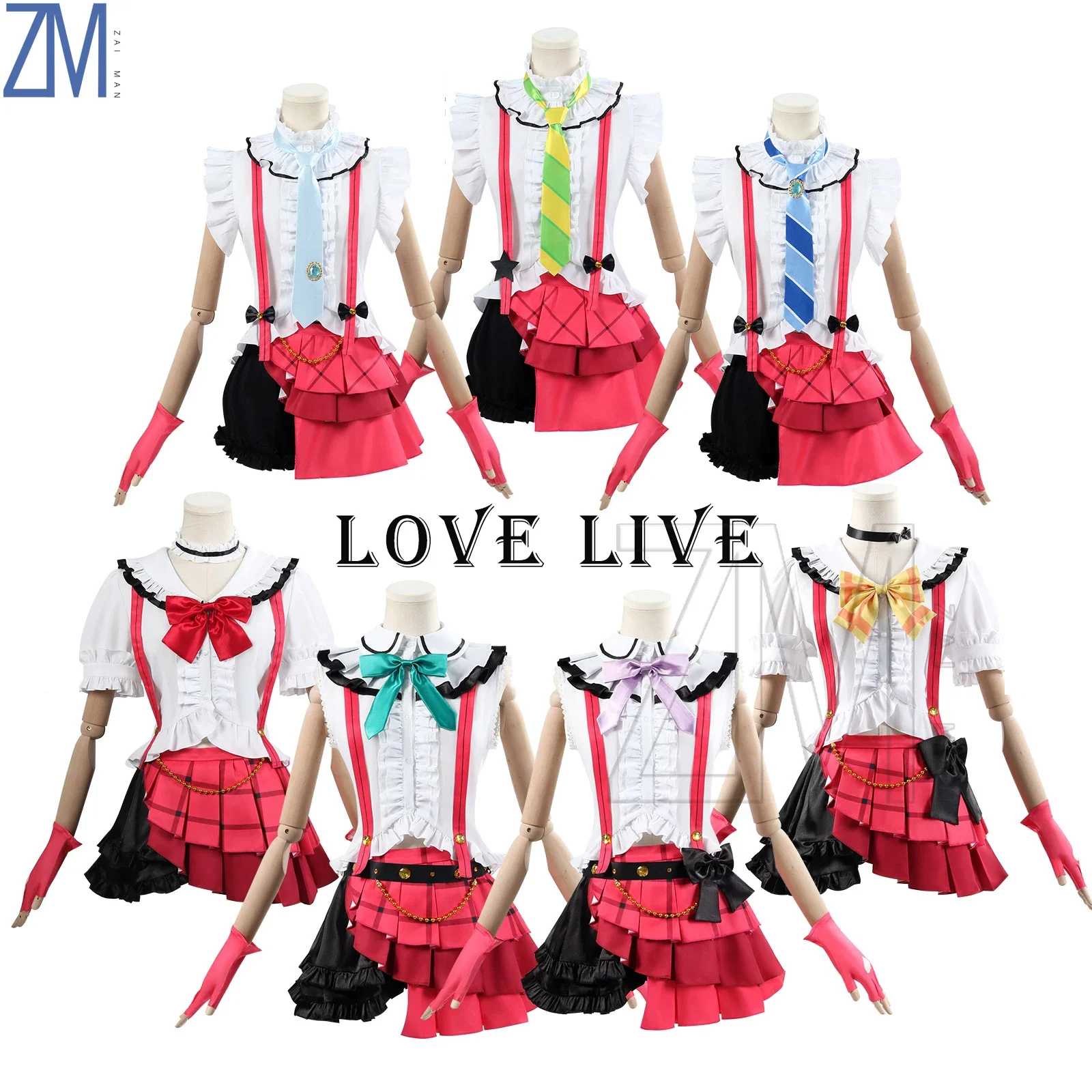 Idol Group Stage Costume Set, Snow Halation-Inspired Sailor Uniform with Glowing Mic, Anime School Festival Cosplay Dress
Idol Group Stage Costume Set, Snow Halation-Inspired Sailor Uniform with Glowing Mic, Anime School Festival Cosplay Dress