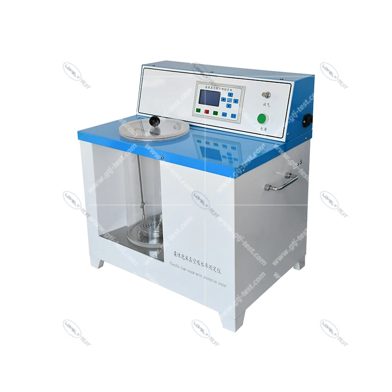 Portable Vacuum Water Absorption Rate Tester for Polyurethane Foam - LCD Digital Readout
Portable Vacuum Water Absorption Rate Tester for Polyurethane Foam - LCD Digital Readout