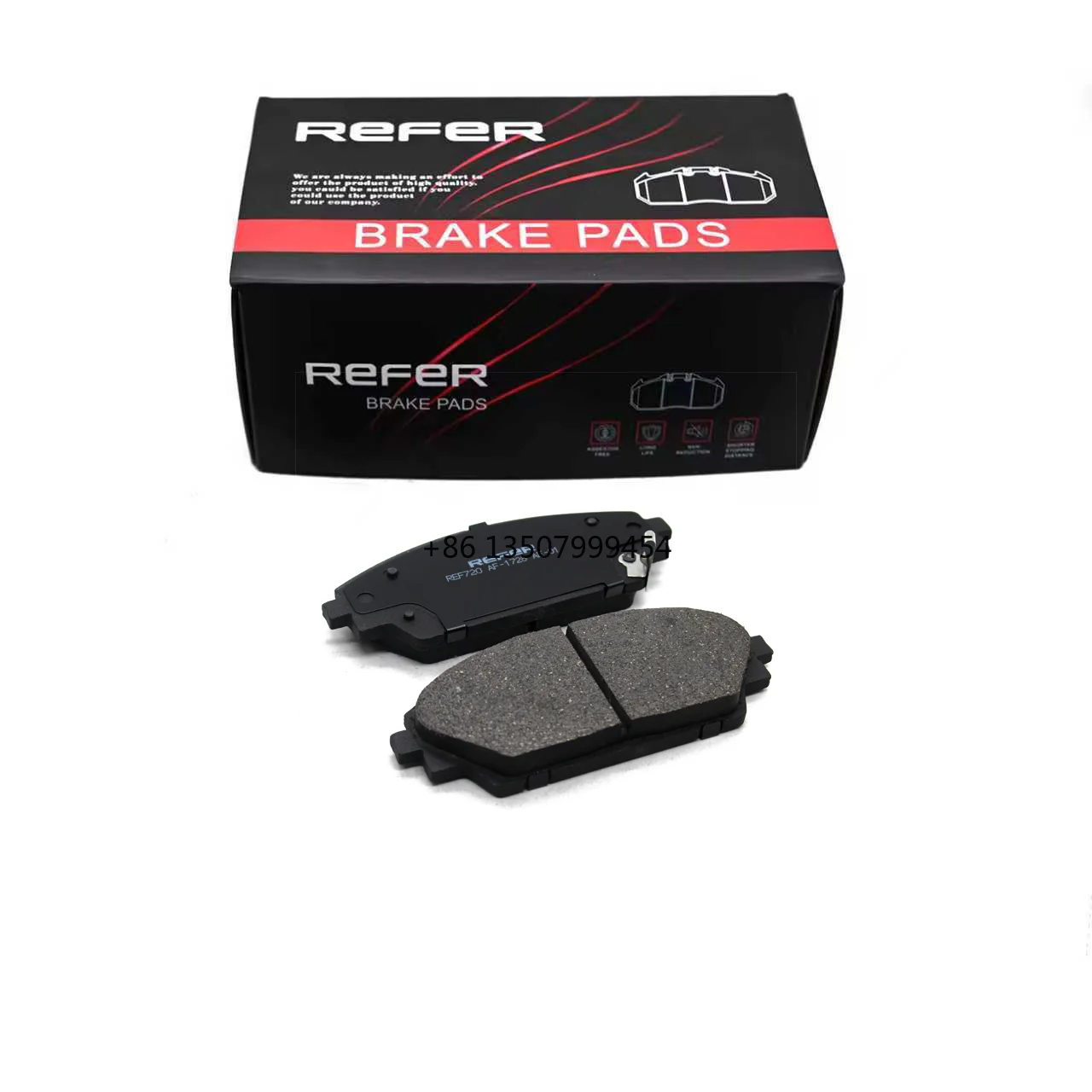 High Quality Front Ceramic Brake Pads D1728 D2275 Auto Parts Wholesale Brake Pads Excellent Braking System for MAZDA
High Quality Front Ceramic Brake Pads D1728 D2275 Auto Parts Wholesale Brake Pads Excellent Braking System for MAZDA