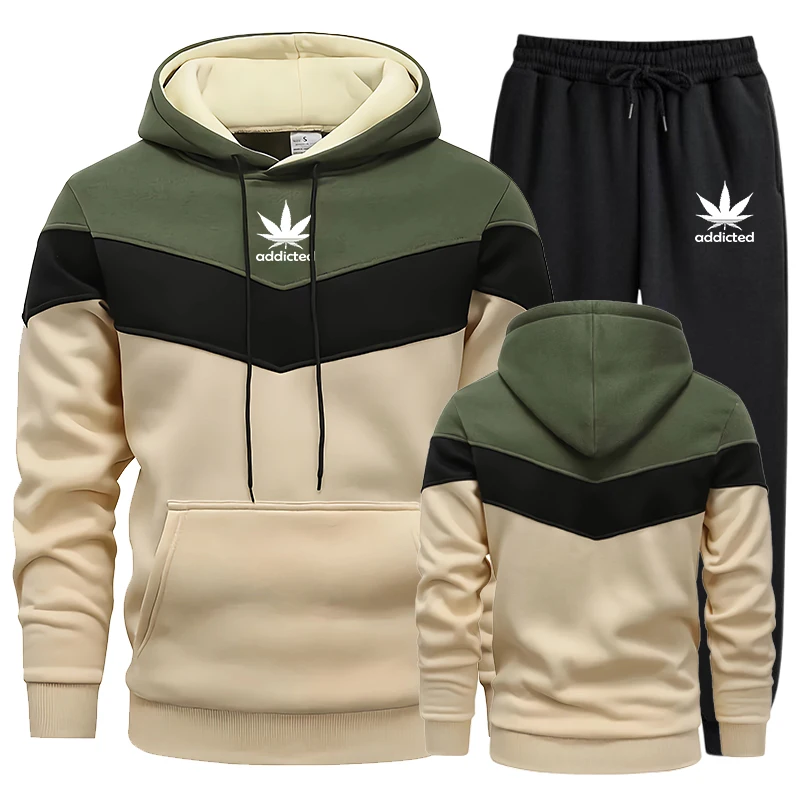 Men's Tracksuit High Quality Hot Sales Sweatshirts Mans Casual Jogging Single Pants Man Daily Sports Suits Fashion Tricolor Sets
Men's Tracksuit High Quality Hot Sales Sweatshirts Mans Casual Jogging Single Pants Man Daily Sports Suits Fashion Tricolor Sets