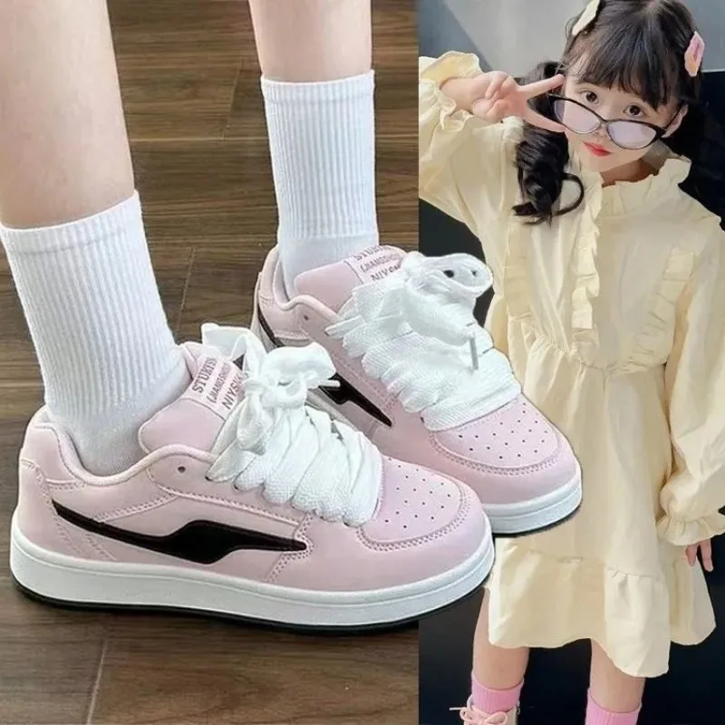 Children Spring Girl Sneakers Thick Bottom Increased Ultra-Light Non-Slip Wear-Resistant Bread Casual Sneakers Vulcanized Shoes
Children Spring Girl Sneakers Thick Bottom Increased Ultra-Light Non-Slip Wear-Resistant Bread Casual Sneakers Vulcanized Shoes