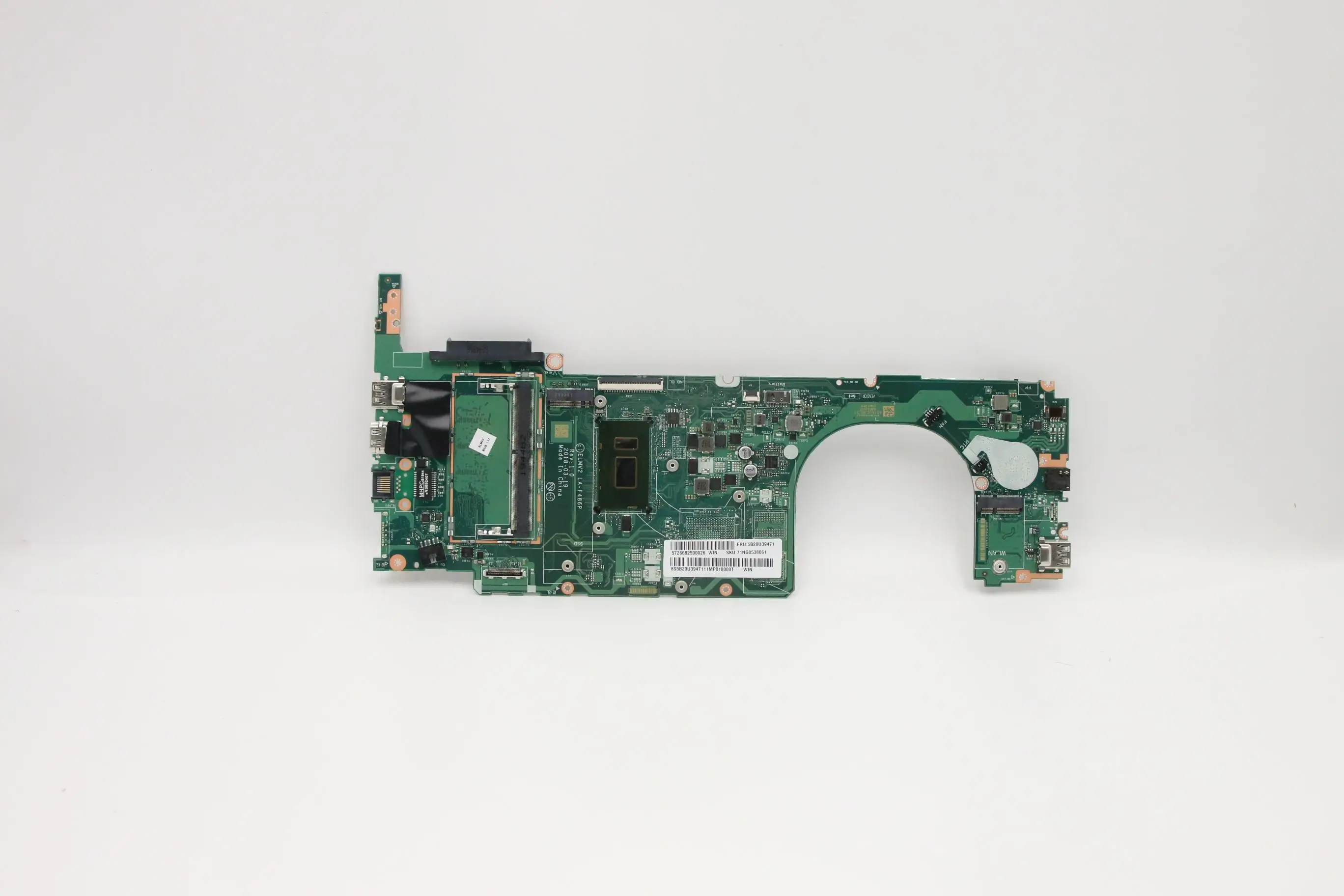 SN LA-F486P FRU PN 5B20R3484 0 CPU I58250U 81H6 UMA 4G модель опционально совместимая замена ideapad 130-14IKB Материнская плата ноутбука
SN LA-F486P FRU PN 5B20R3484 0 CPU I58250U 81H6 UMA 4G модель опционально совместимая замена ideapad 130-14IKB Материнская плата ноутбука