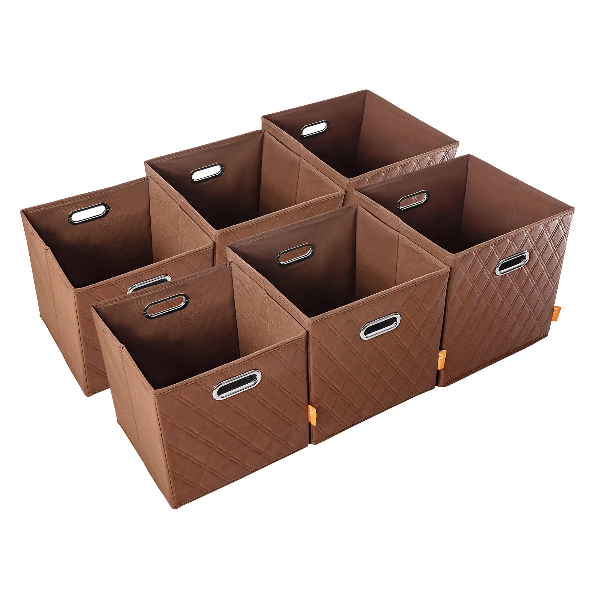 Jiaessentials Brown Closet Organizers, 3 Size Storage Cube Bins with Air Freshener
Jiaessentials Brown Closet Organizers, 3 Size Storage Cube Bins with Air Freshener