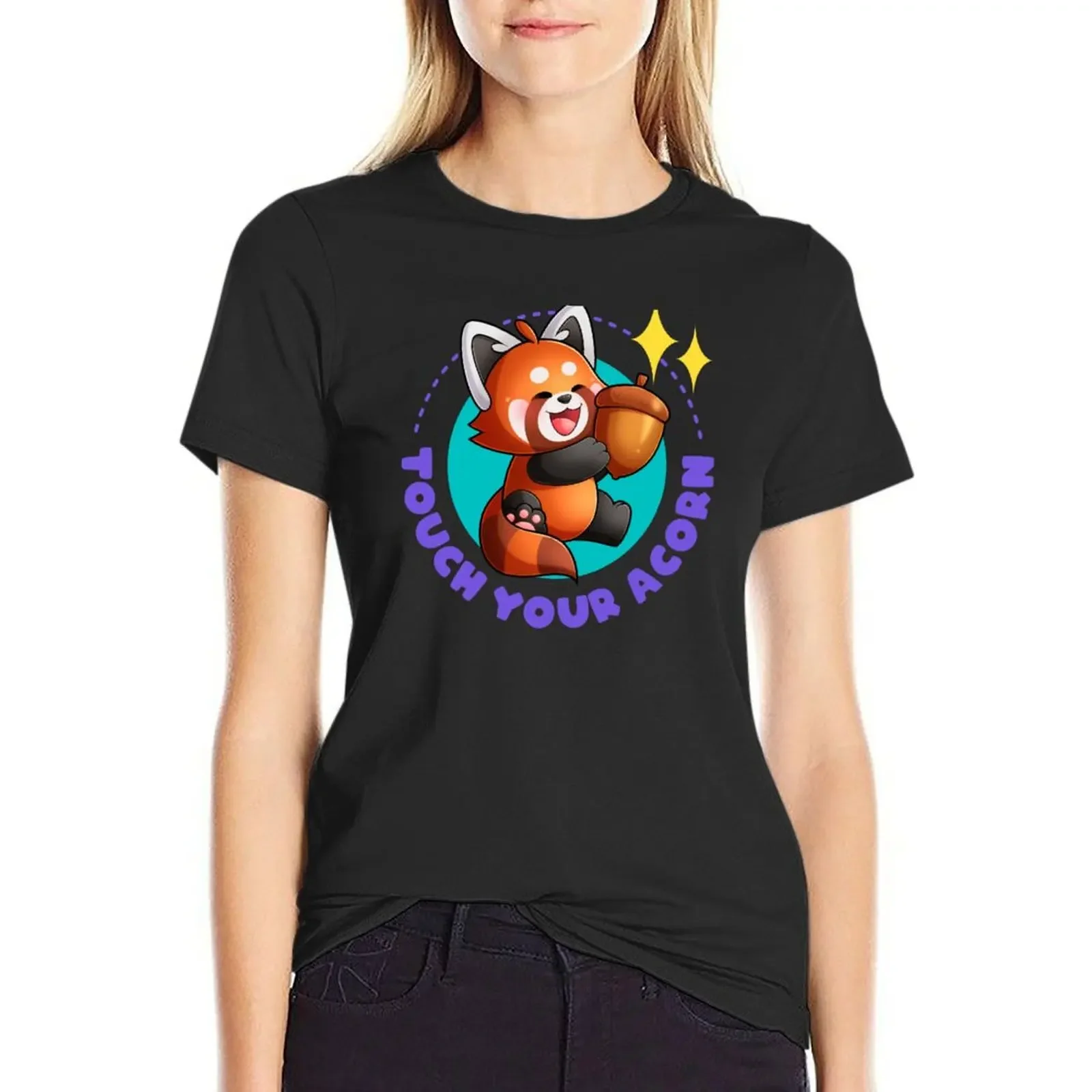 Touch Your Acorn T-Shirt animal prinfor lady clothes summer clothes blanks workout shirts for Women loose fit
Touch Your Acorn T-Shirt animal prinfor lady clothes summer clothes blanks workout shirts for Women loose fit