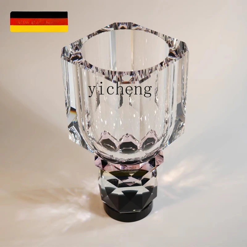 XL high-grade cut crystal vase brother art dried flower ware porch TV cabinet decorative ornament
XL high-grade cut crystal vase brother art dried flower ware porch TV cabinet decorative ornament