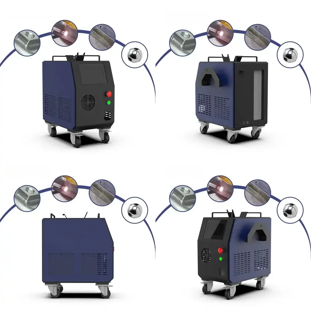 Easy Transport 800W Portable Air cooler Fiber Handheld Welding Machine
Easy Transport 800W Portable Air cooler Fiber Handheld Welding Machine
